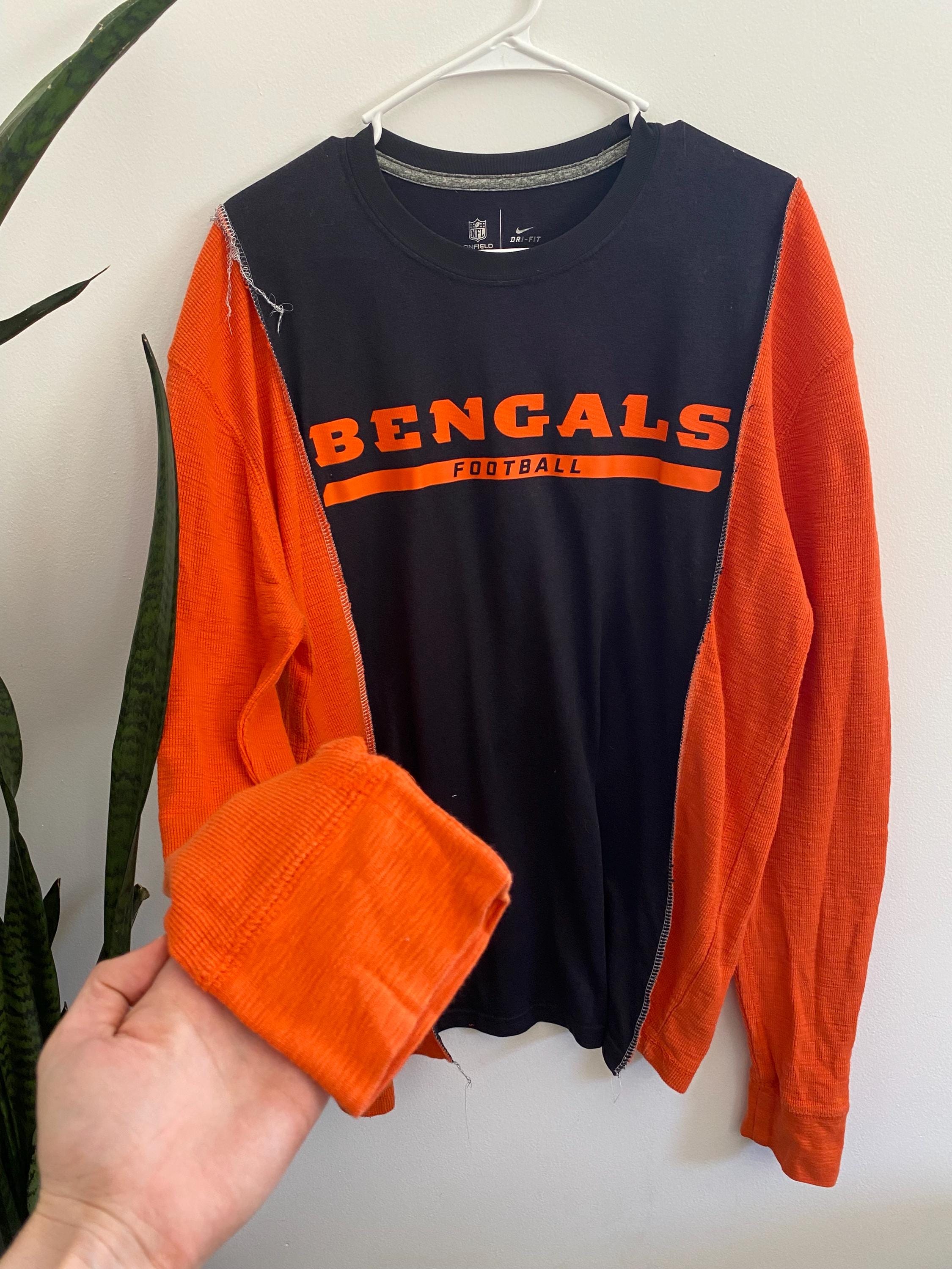 Cincinnati Bengals waffle-knit long sleeve (L)