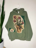 Garden patchwork hoodie (XL)