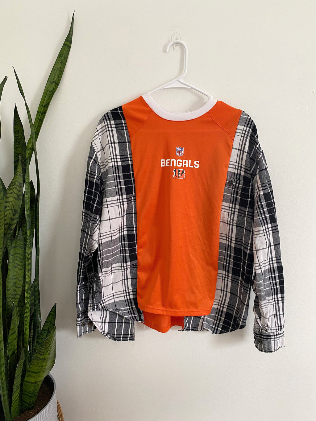 Cincinnati Bengals t-shirt flannel (M)