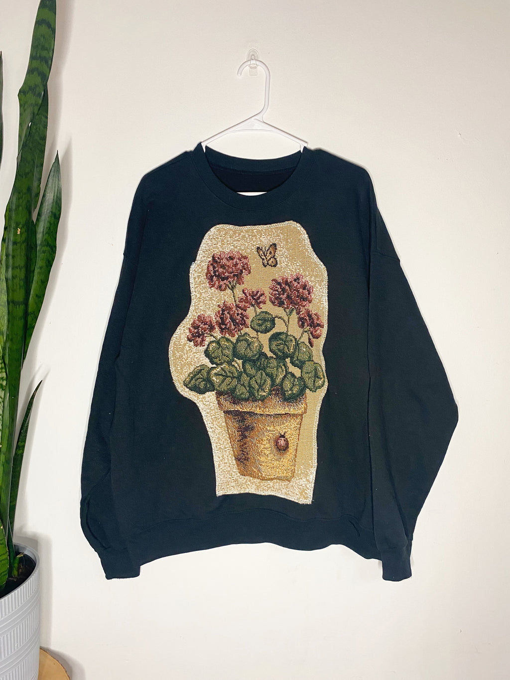 Potted plant patch crewneck (XL)