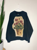 Potted plant patch crewneck (XL)