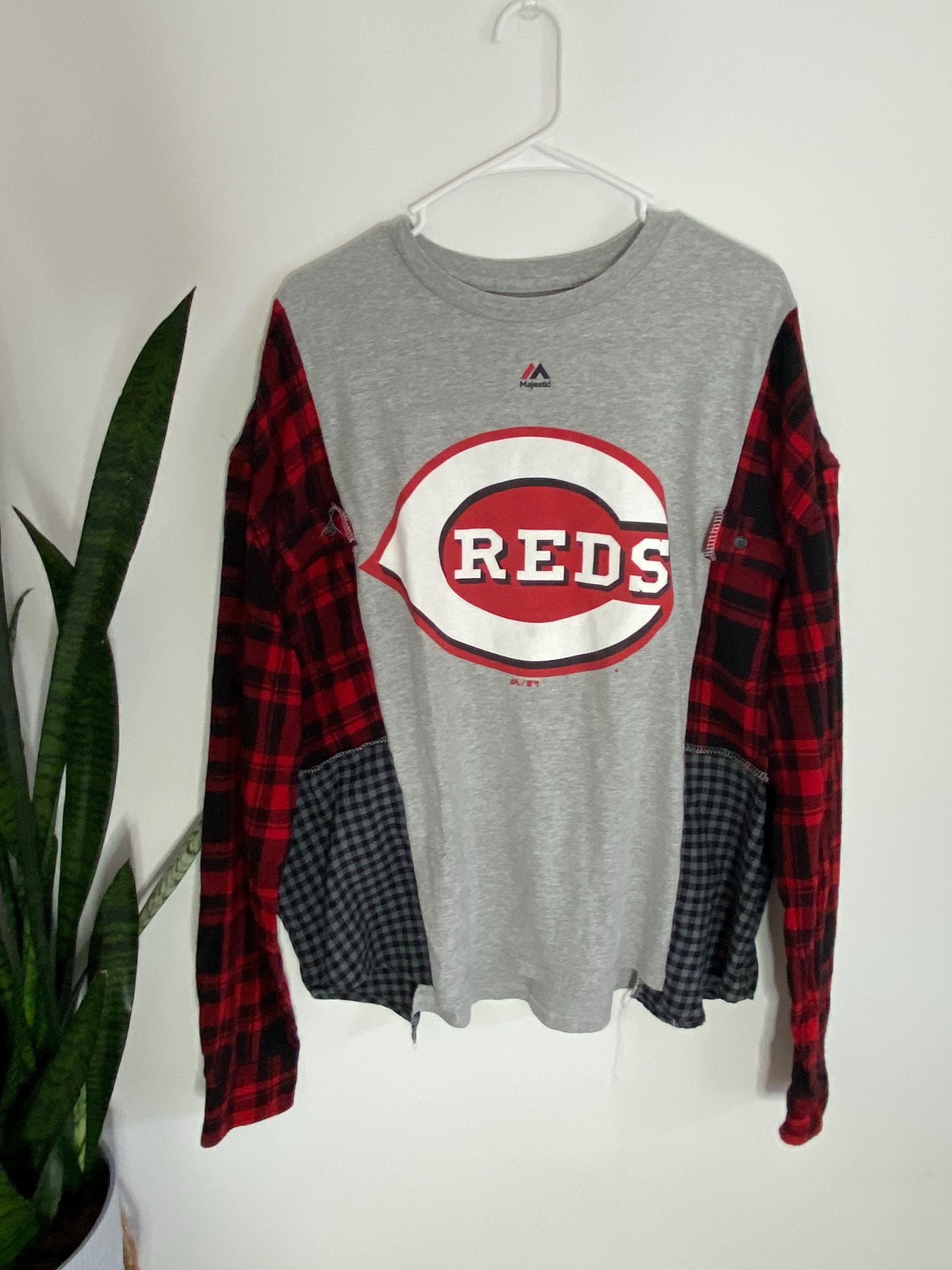 Cincinnati Reds t-shirt flannel (2X)