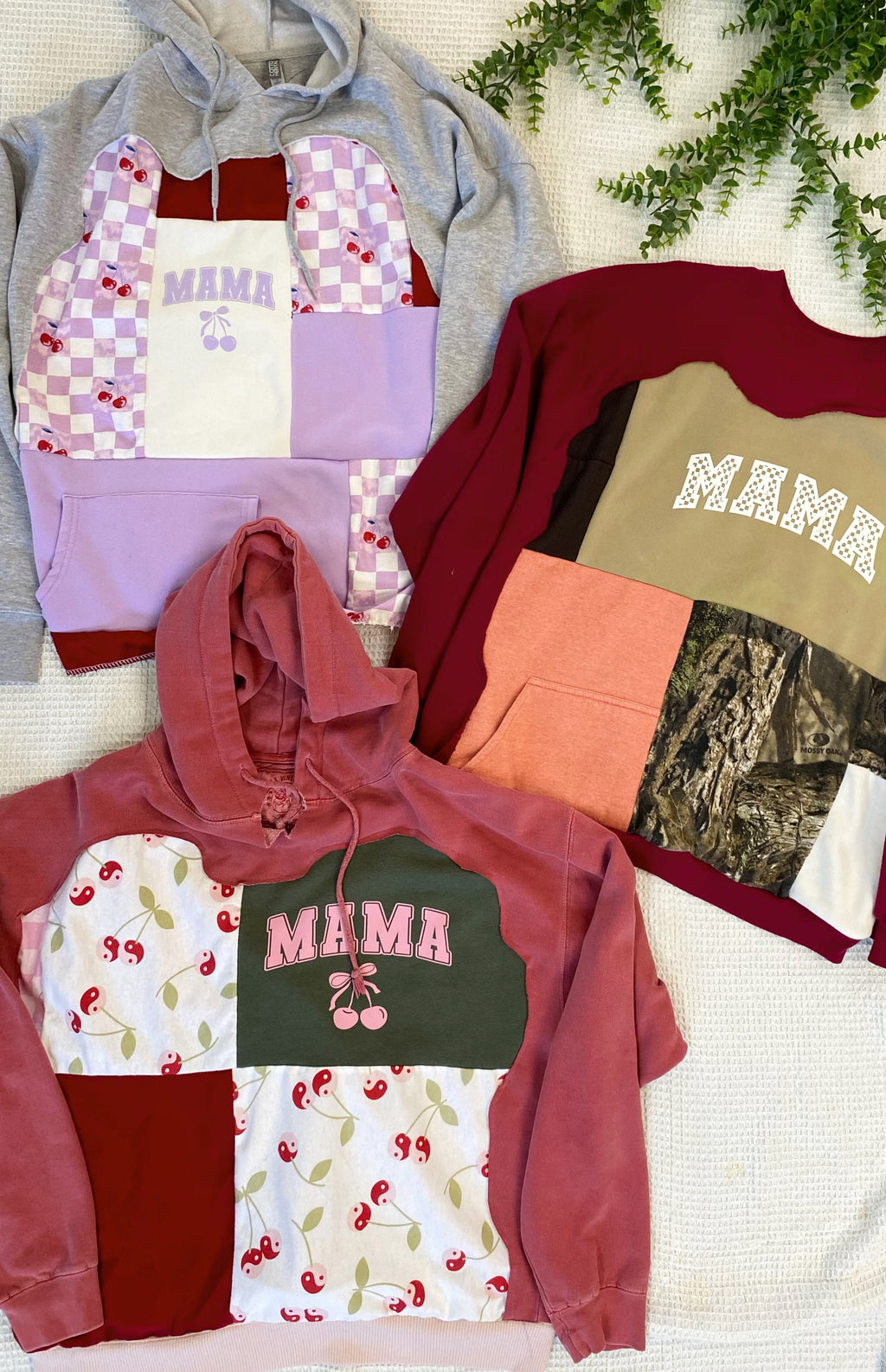 Pink cherry mama hoodie (XL)