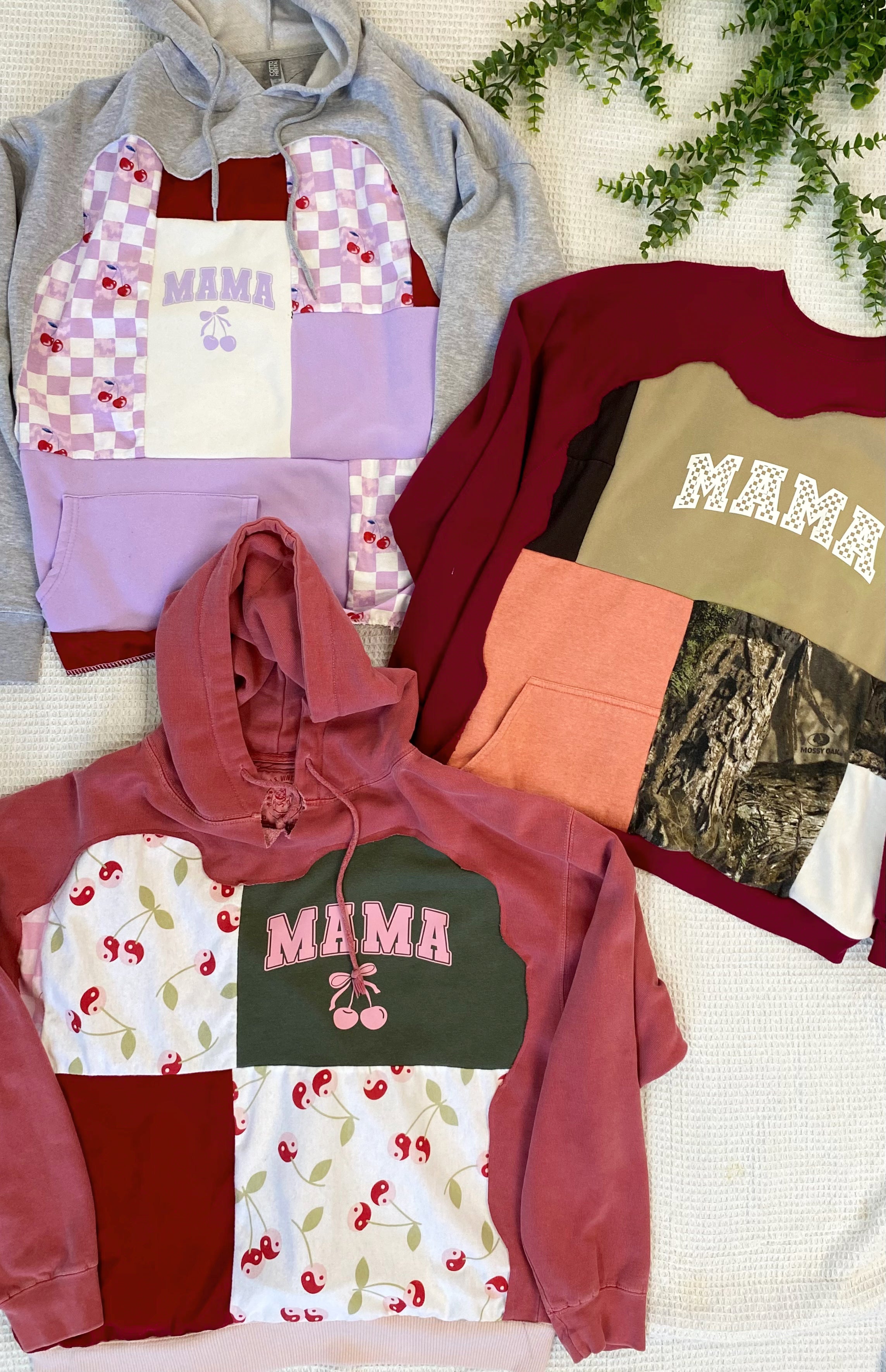 Pink cherry mama hoodie (XL)