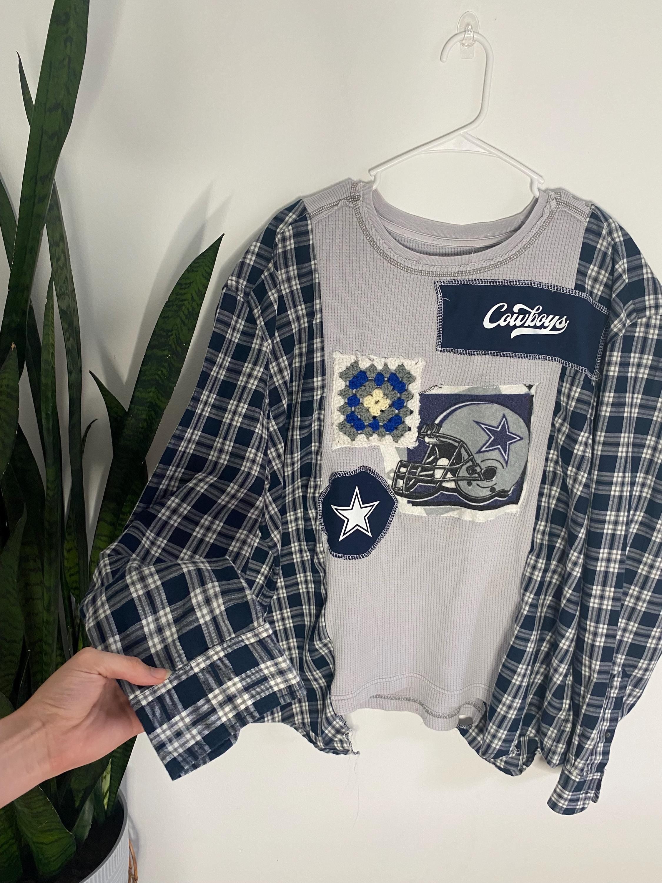 Dallas Cowboys patchwork flannel (XL)