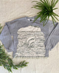 Dolphin fringe crewneck (M)