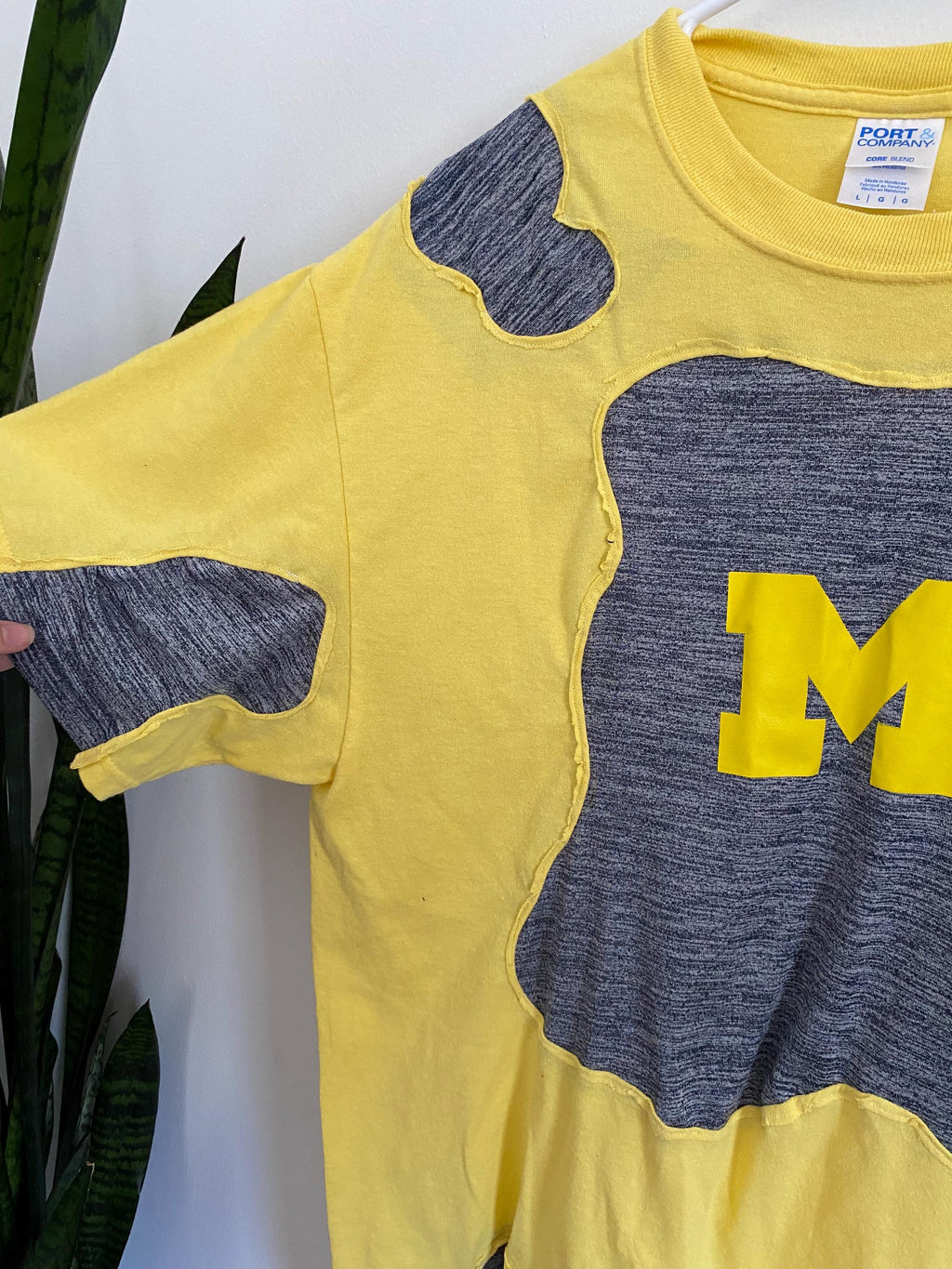 Michigan patchwork t-shirt
