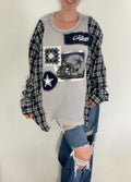 Dallas Cowboys patchwork flannel (XL)