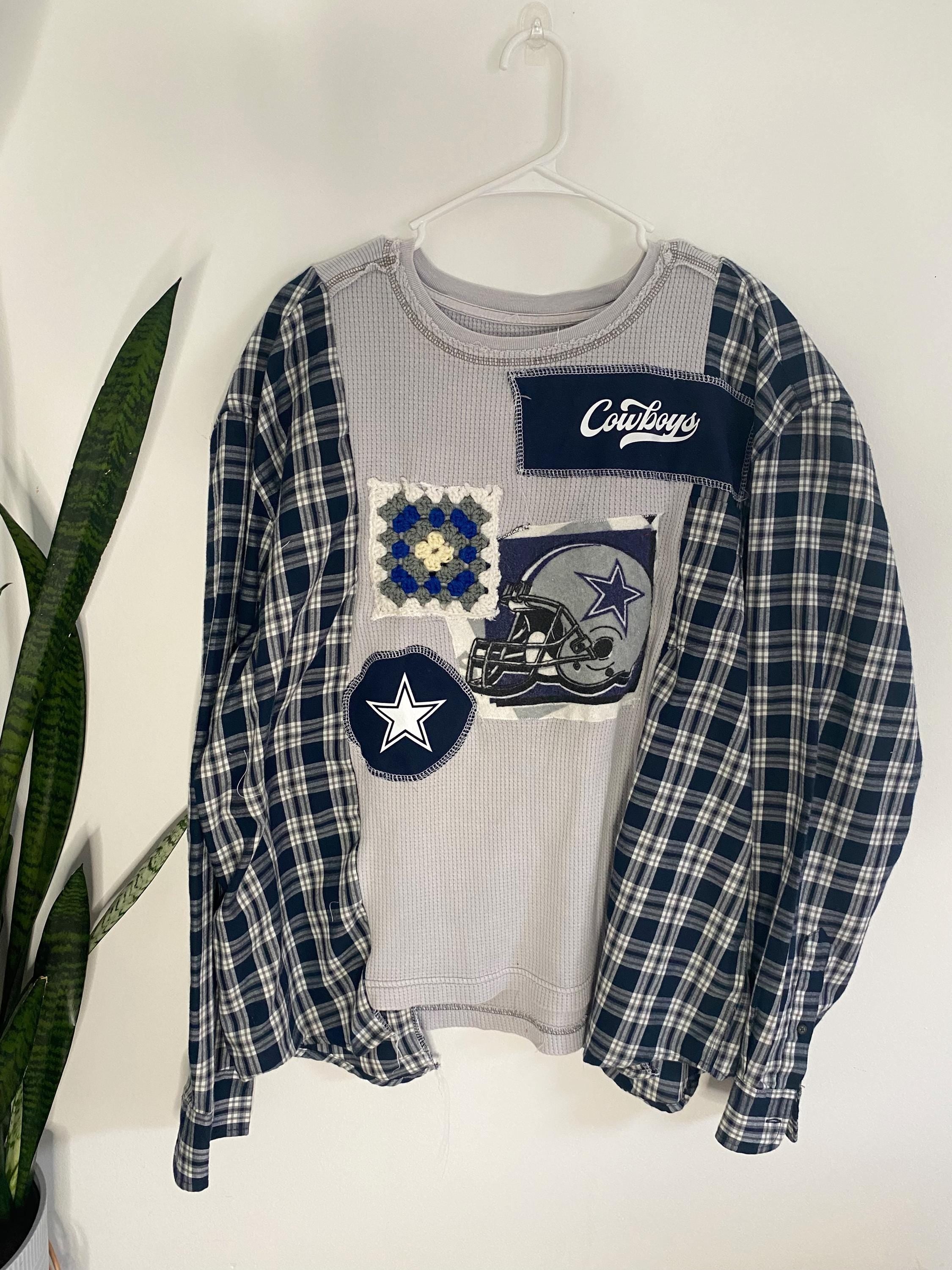 Dallas Cowboys patchwork flannel (XL)