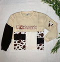 Cow Carhartt reworked crewneck (M)