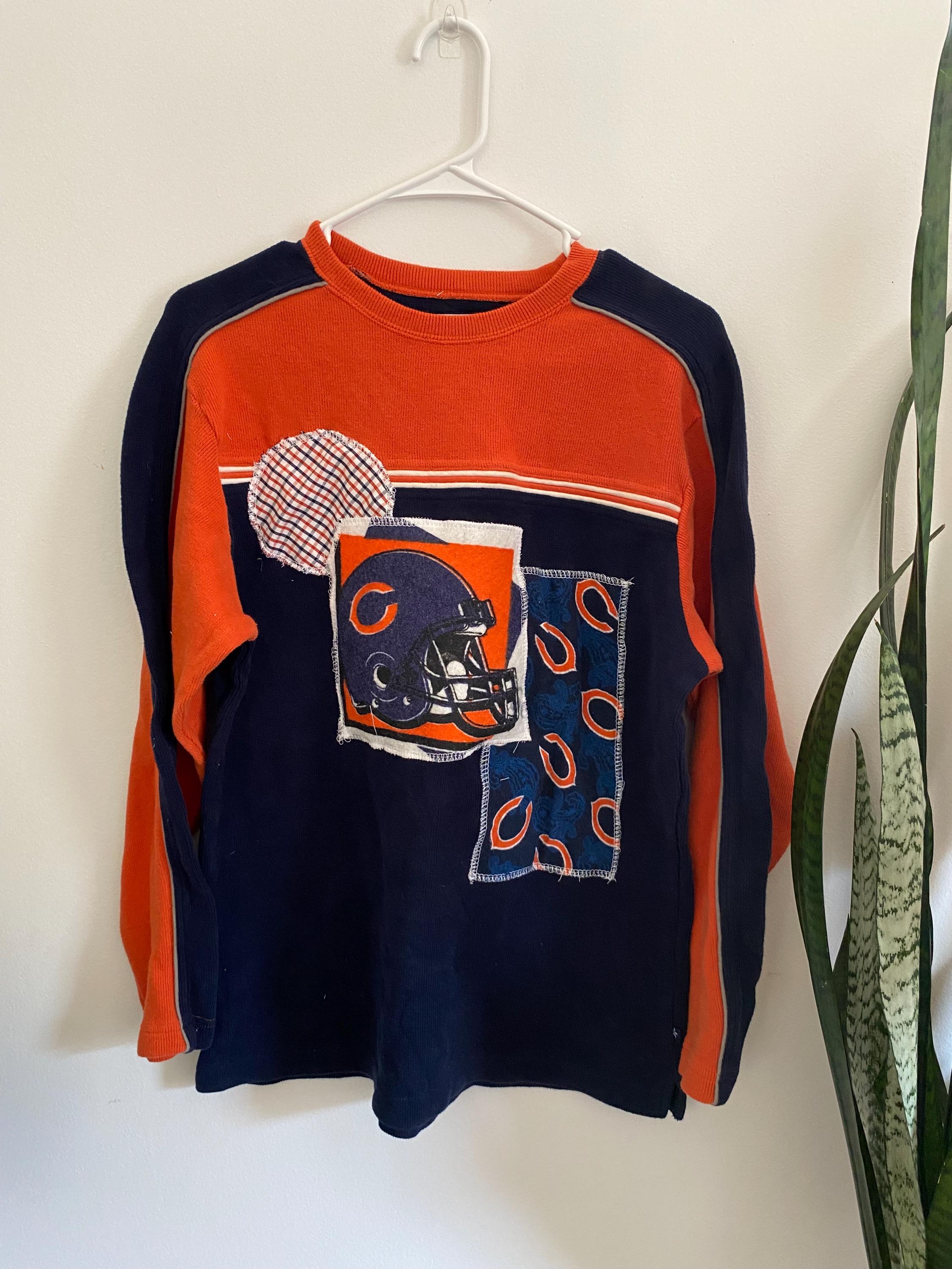 Chicago Bears patchwork vintage sweater unisex (M)
