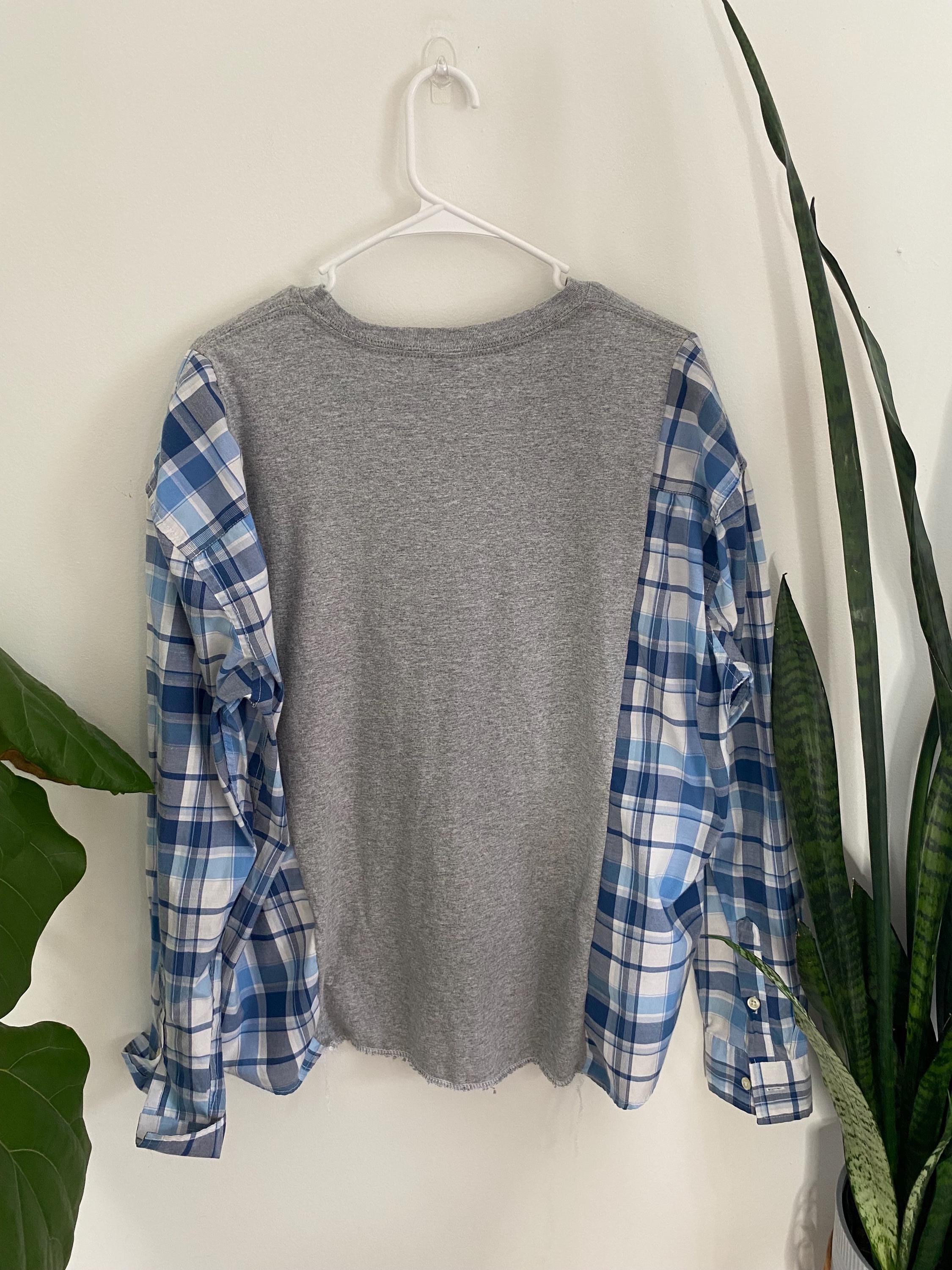 Michigan patchwork t-shirt flannel Unisex (M/L)