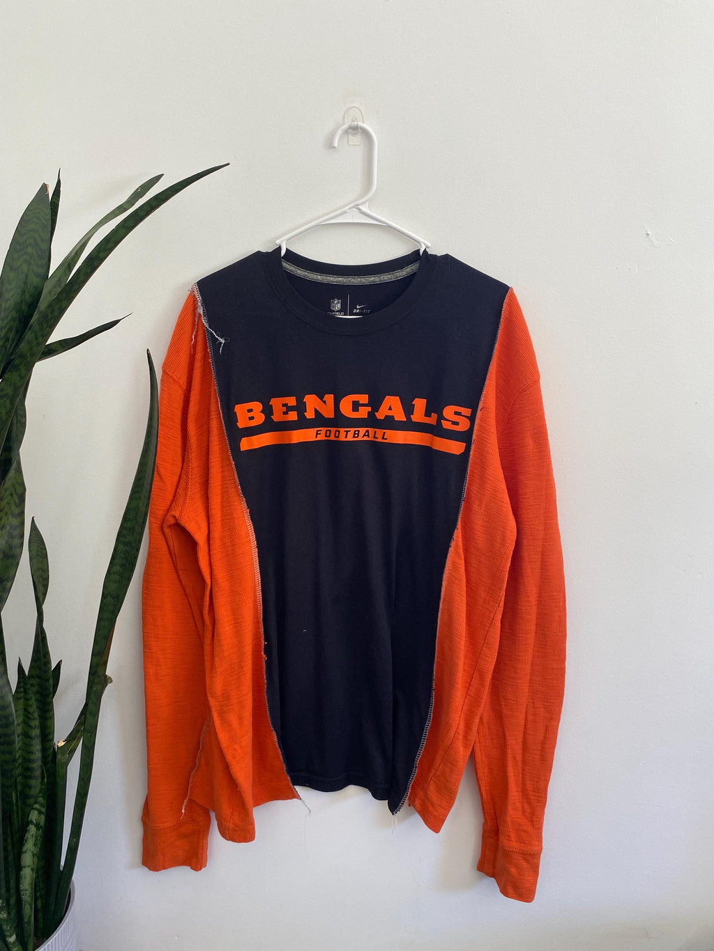 Cincinnati Bengals waffle-knit long sleeve (L)