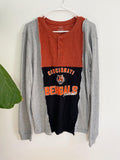 Cincinnati Bengals color-block waffleknit long sleeve
