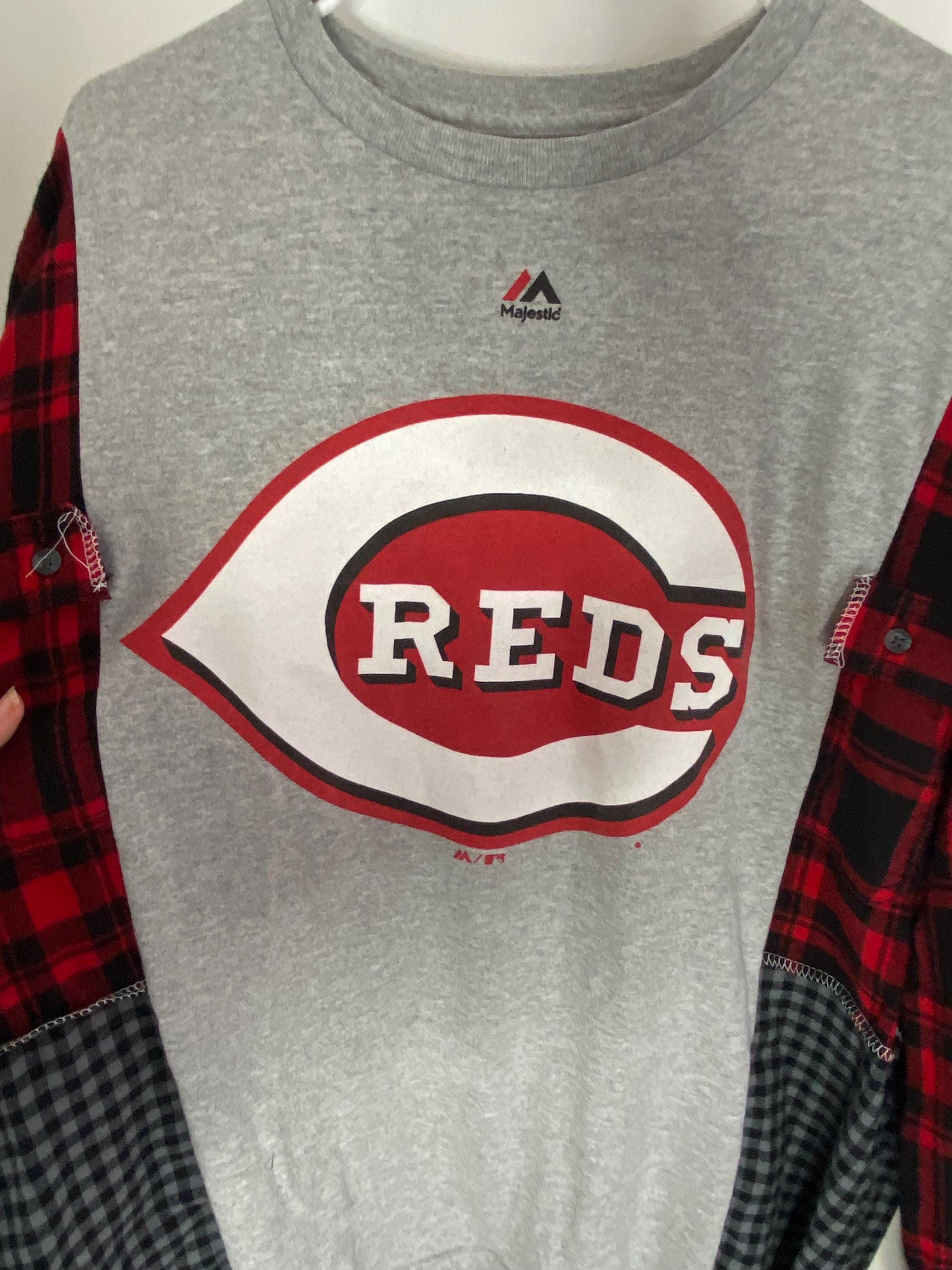 Cincinnati Reds t-shirt flannel (2X)